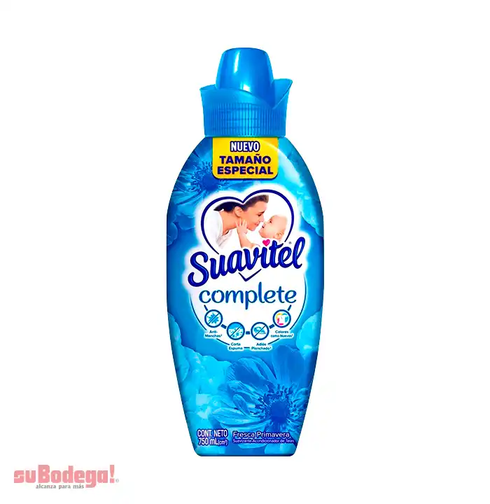 Suavizante Suavitel Complete Primavera 750 ml.