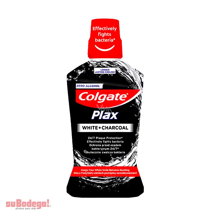 Enjuague Bucal Colgate Plax Charcoal 250 ml.