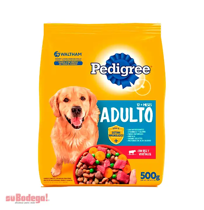 Alimento Pedigree Adulto 500 gr.