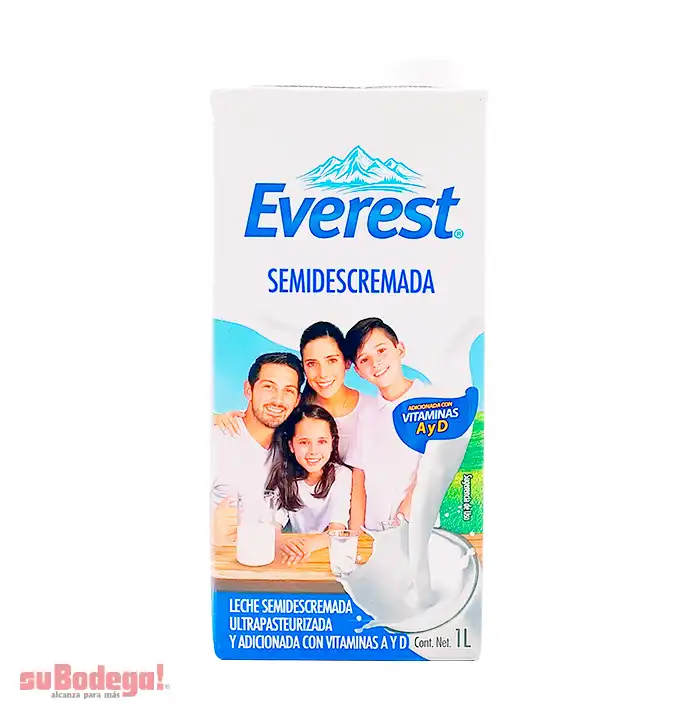 Leche Everest SemidesCremada 1 lt.