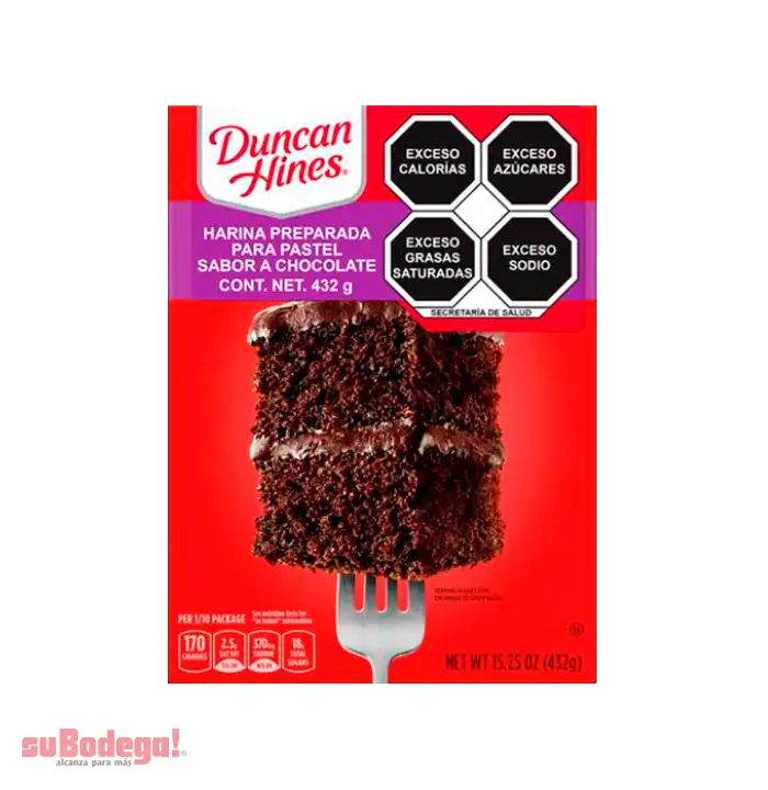 Harina Duncan Hines Chocolate Devils 432 gr.