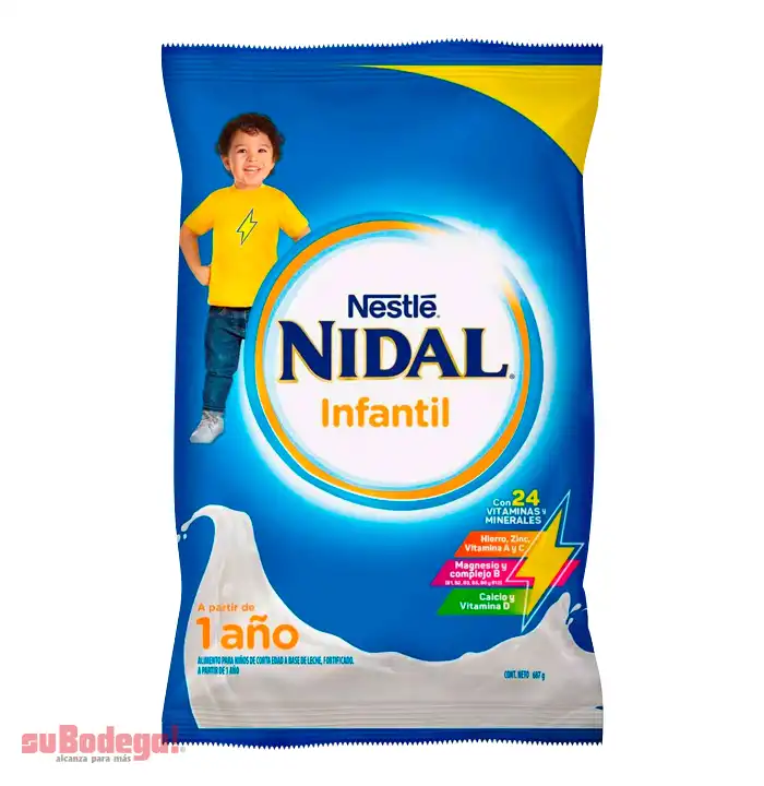 Leche Nidal Infantil Bolsa 687 gr.