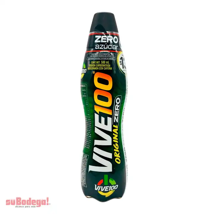 Bebida Energética Vive 100% Zero 500 ml.