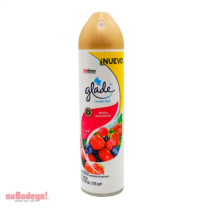 Aromatizante Glade Mora Radiante Aerosol 275 ml.