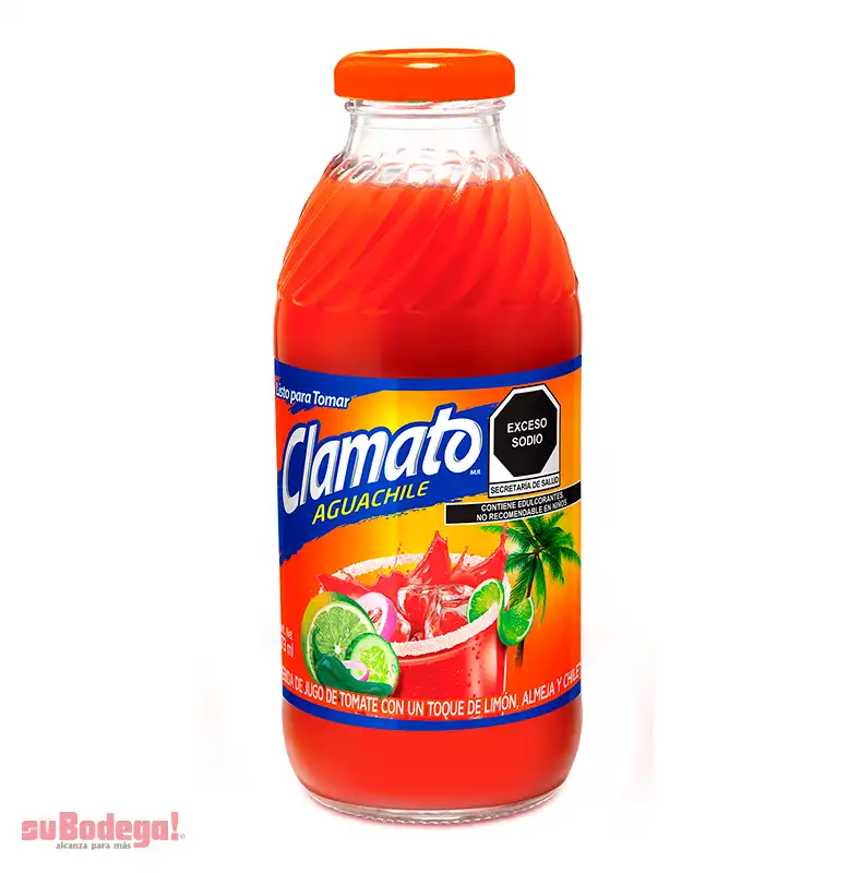 Jugo Clamato Aguachile 473 ml. 