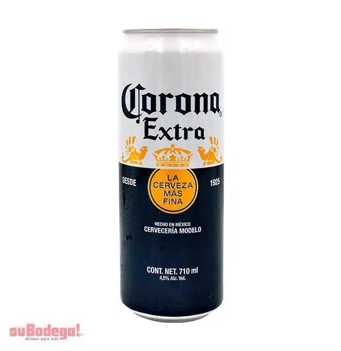 Cerveza Corona Extra Lata 710 ml.