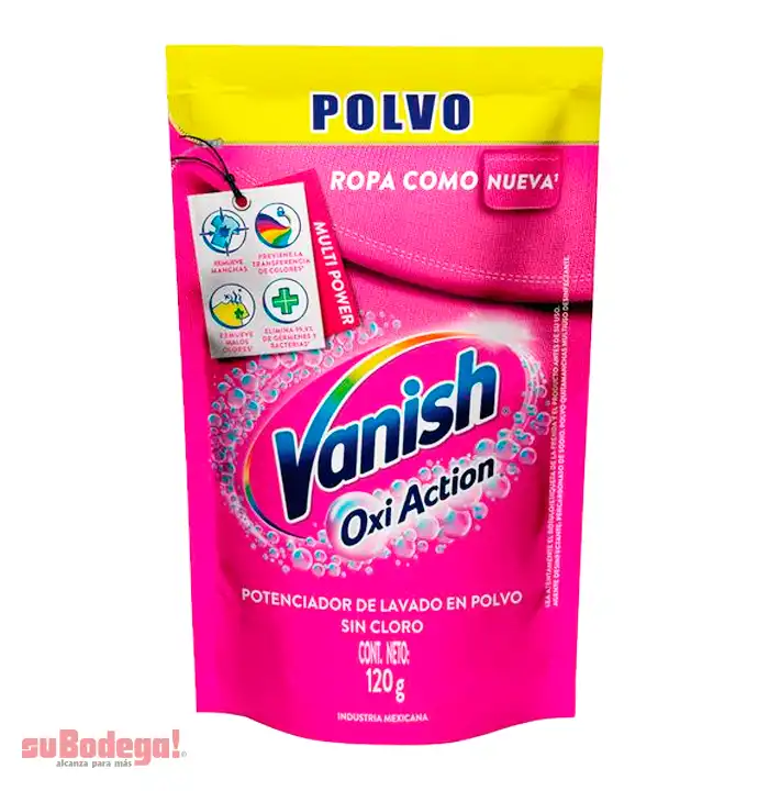 Vanish Quita Manchas Polvo Doy Pack 120 gr.