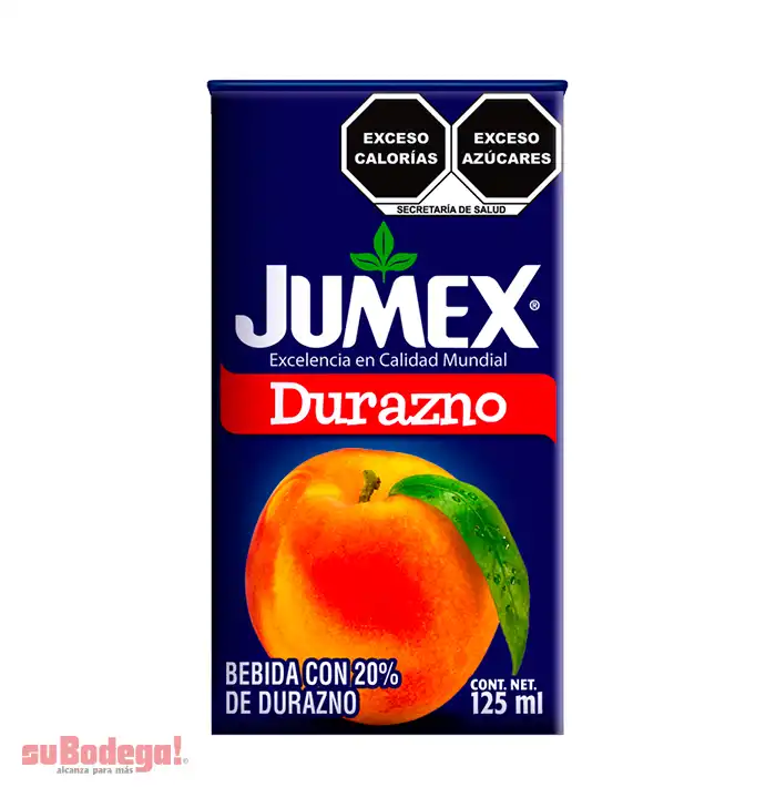 Bebida Jumex Durazno Mini Brick 125 ml.