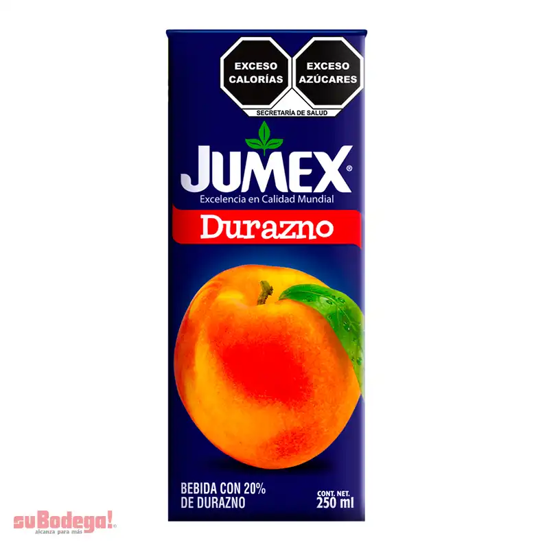 Bebida Jumex Durazno Mini Brick 250 ml.