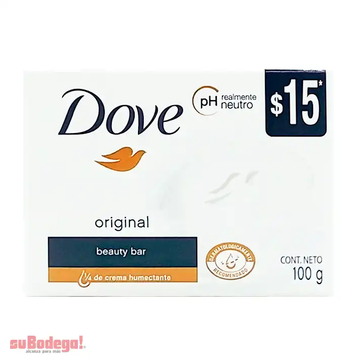 Jabón de Tocador Dove Blanco 100 gr. Precio Especial