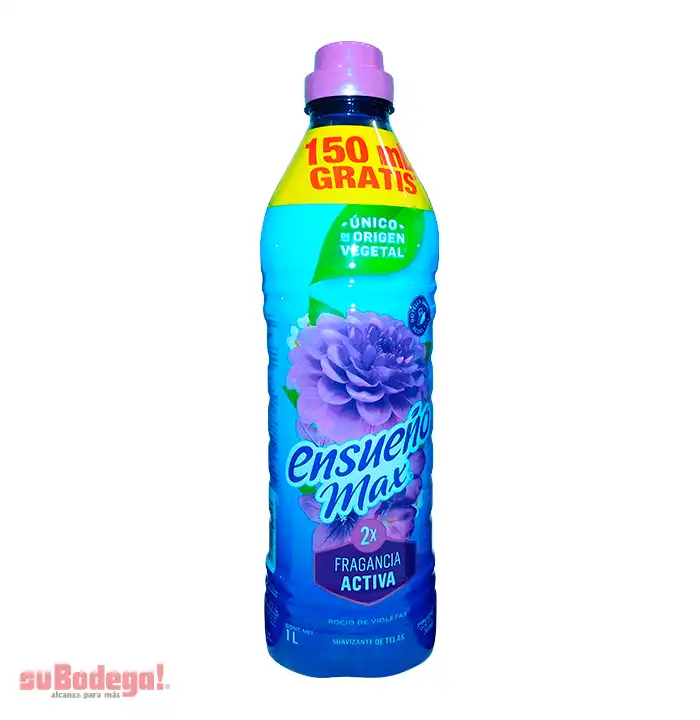 Suavizante Ensueño Max Rocío Violetas 1 l