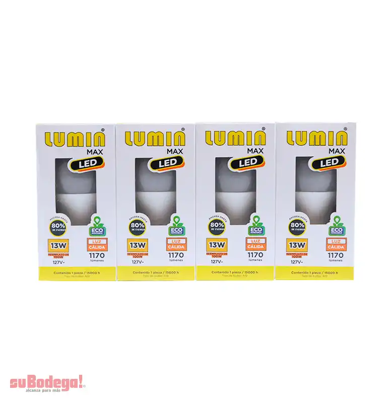 Lámpara Lumin Max Led Luz Cálida 6w pz.