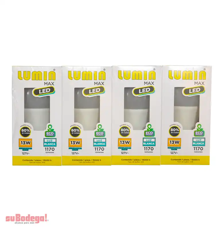 Lámpara Lumin Max Led Luz Blanca 13w pz.