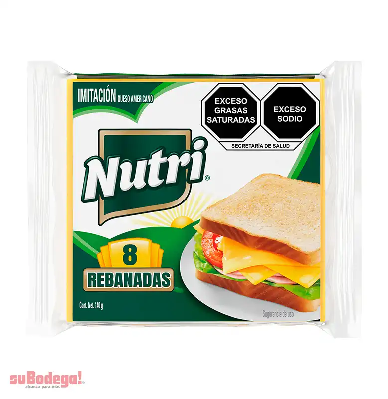 Queso Amarillo Americano Nutri 140 g