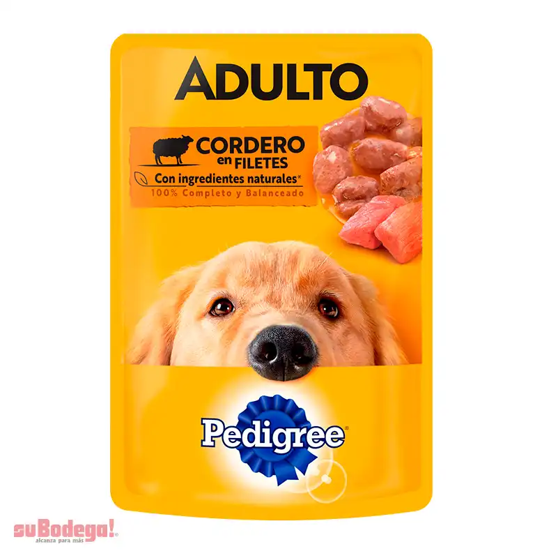 Alimento Pedigree Adulto Cordero 100 g