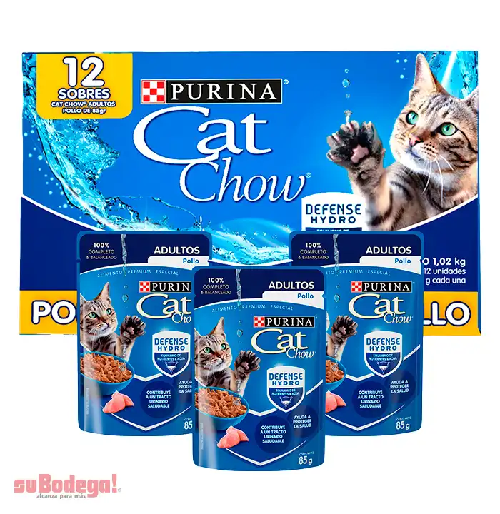 Cat Chow Adulto Pollo 12 Pack 85 g