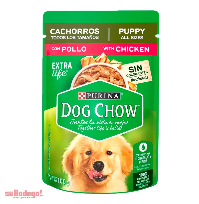 Alimento Purina Dog Chow Cachorro Pollo 100 g
