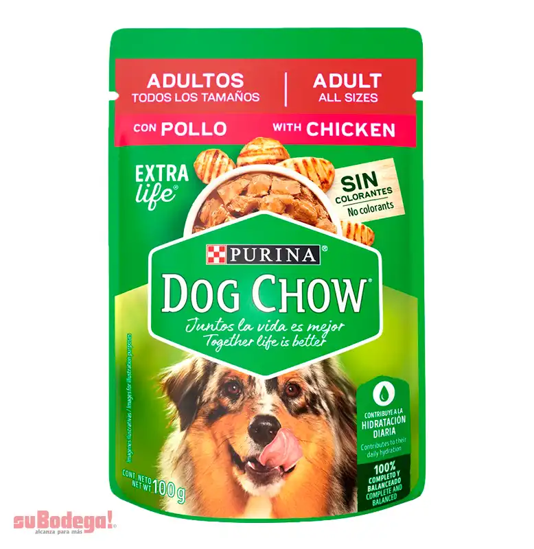 Alimento Purina Dog Chow Adulto Pollo 100 g