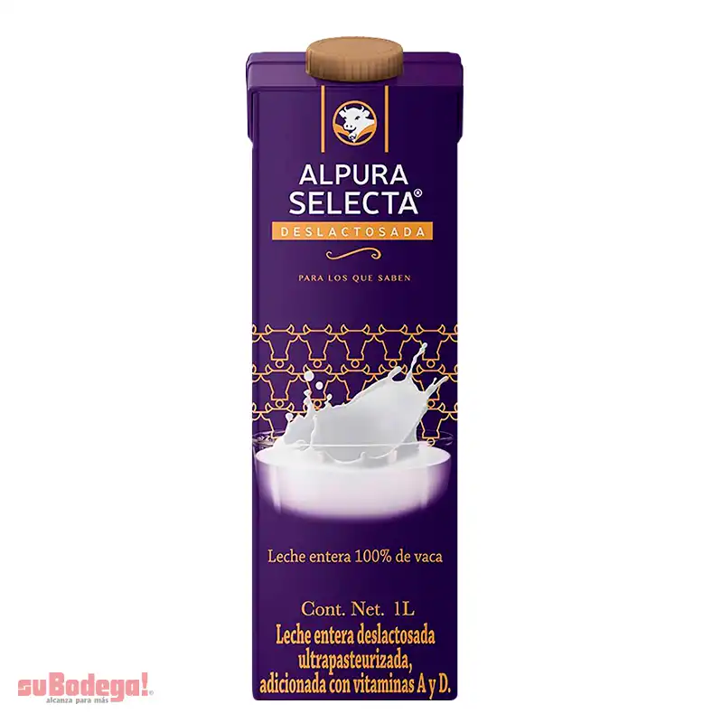 Leche Alpura Selecta Deslactosada 1 lt.