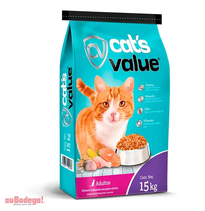 ALIMENTO CAT S VALUE 15 KG.