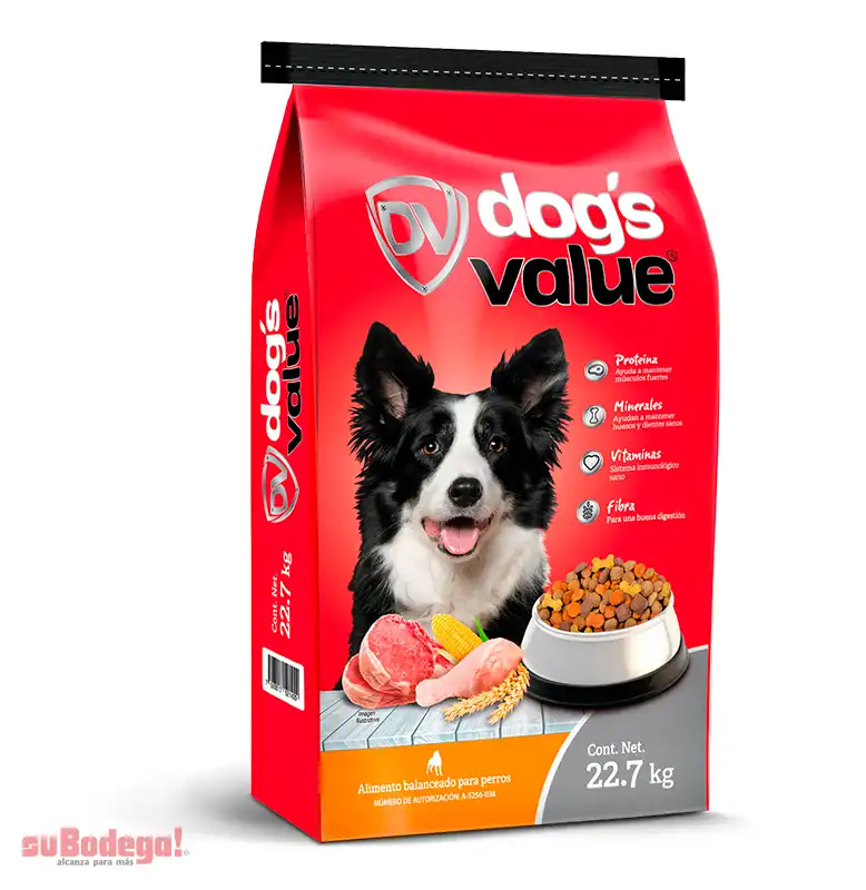 Alimento Dogs Value 22.7 kg