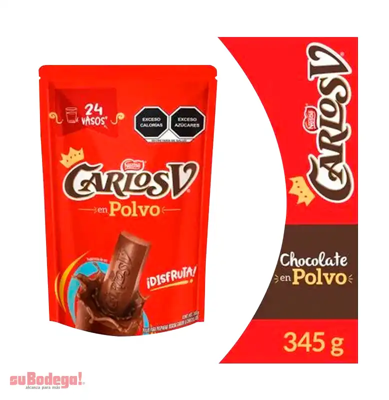 Chocolate Carlos V Polvo 345 g