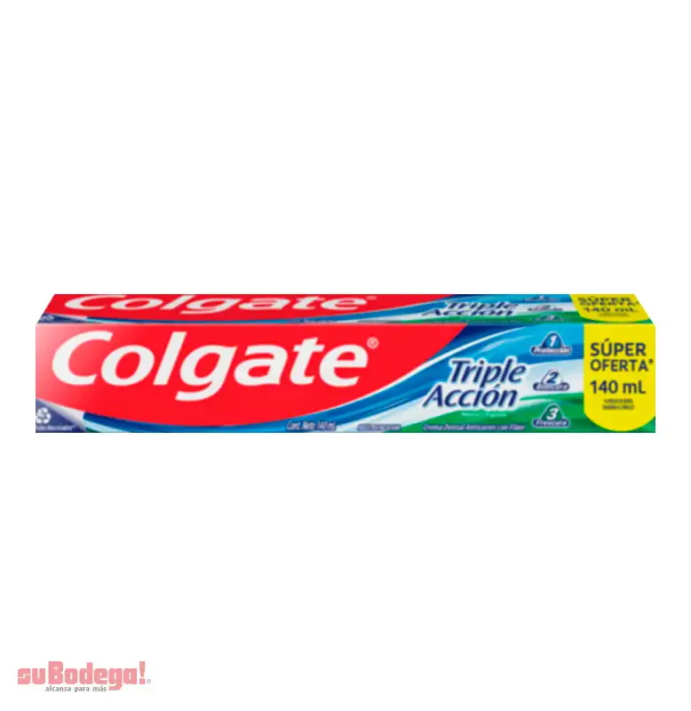 Crema Dental Colgate Triple Acción 140 ml