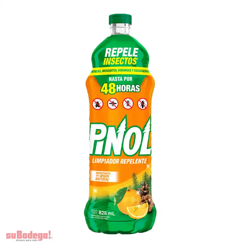 Limpiador Pinol Repelente De Insectos 828 ml