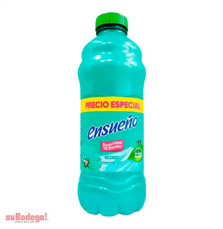Suavizante Ensueño Color Turquesa 1 lt
