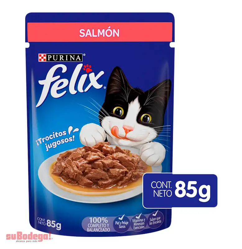 Alimento Purina Félix Salmon 85 g
