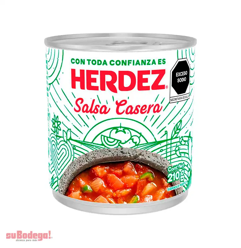 Salsa Casera Roja Herdez 210 gr.