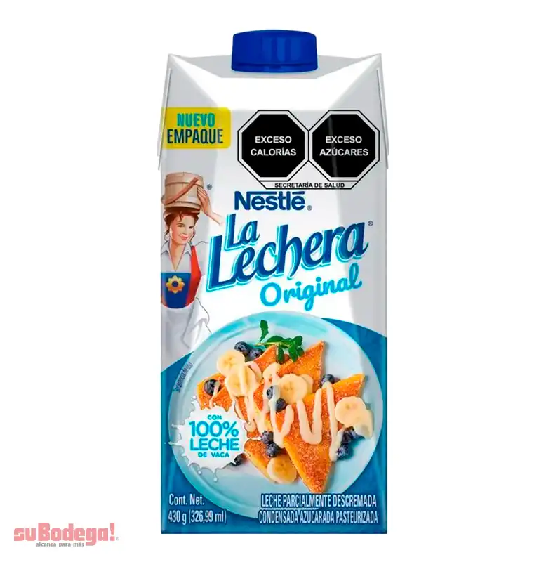 Leche Nestlé La Lechera Cartón 430 ML.