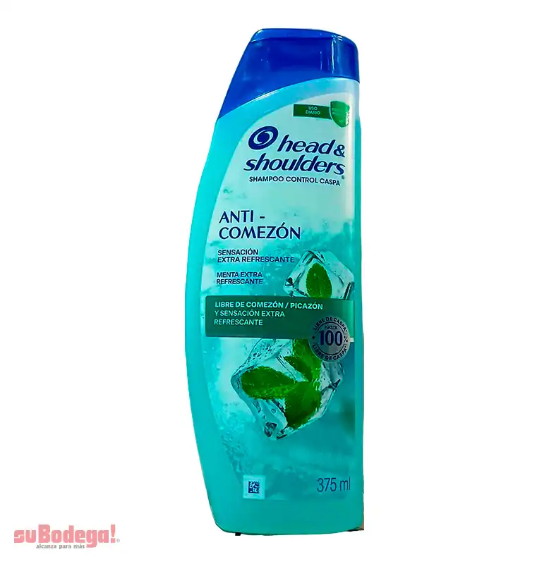 Shampoo Head & Shoulders Anti Comezón 375 ml