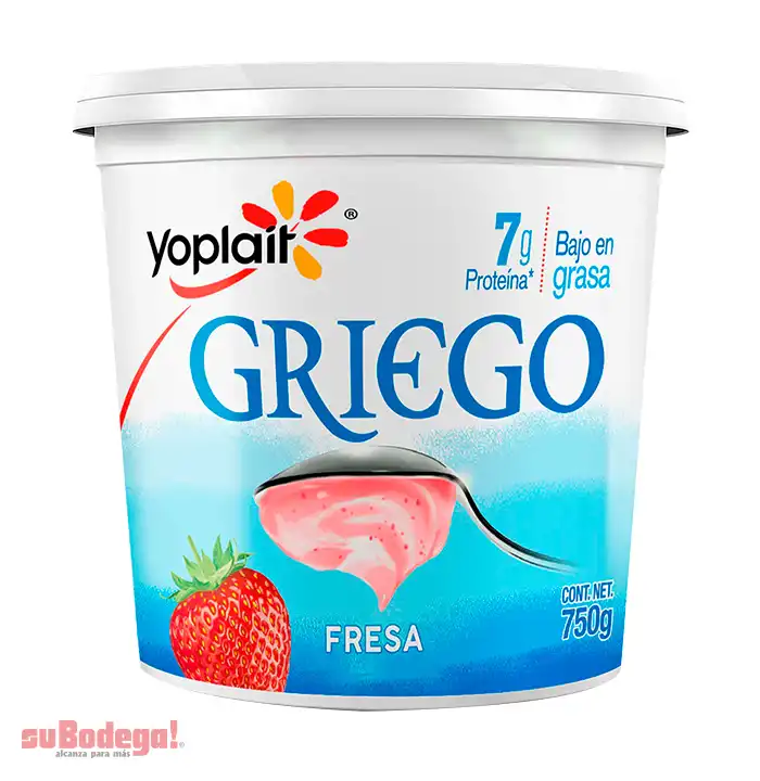 Yoghurt Yoplait Griego Fresa 750 Gr.
