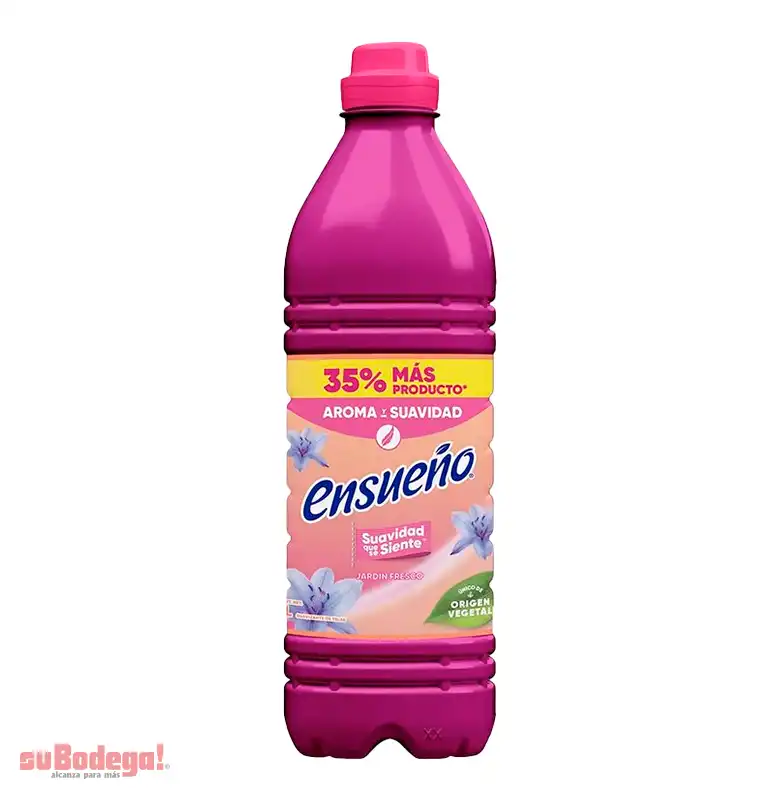 Suavizante Ensueño Color Jardín Fresco 1 l