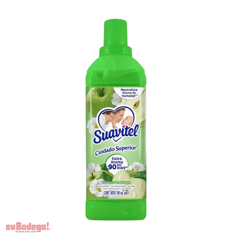 Suavizante Suavitel Cuidado Superior Manzana Fresca 740 ML.