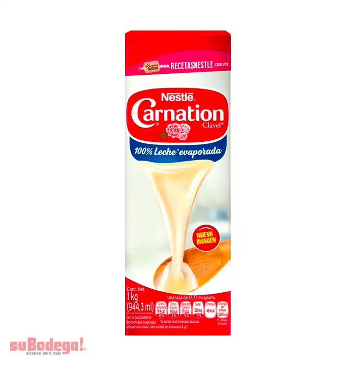 Leche Carnation Tetra Brick 990 ml.