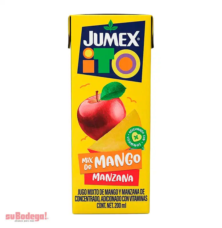 Jugo Jumex ito Mango Manzana 200 ML.