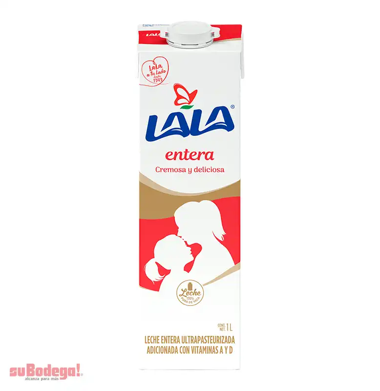 Leche Lala Ultra Pasteurizada Entera 1 lt.