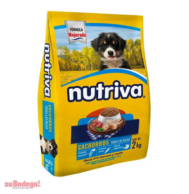 Alimento Nutriva Perro Cachorro 2 kg