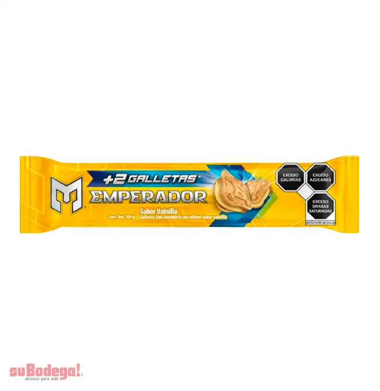 Galletas Gamesa Sándwich Emperador Vainilla 109 g