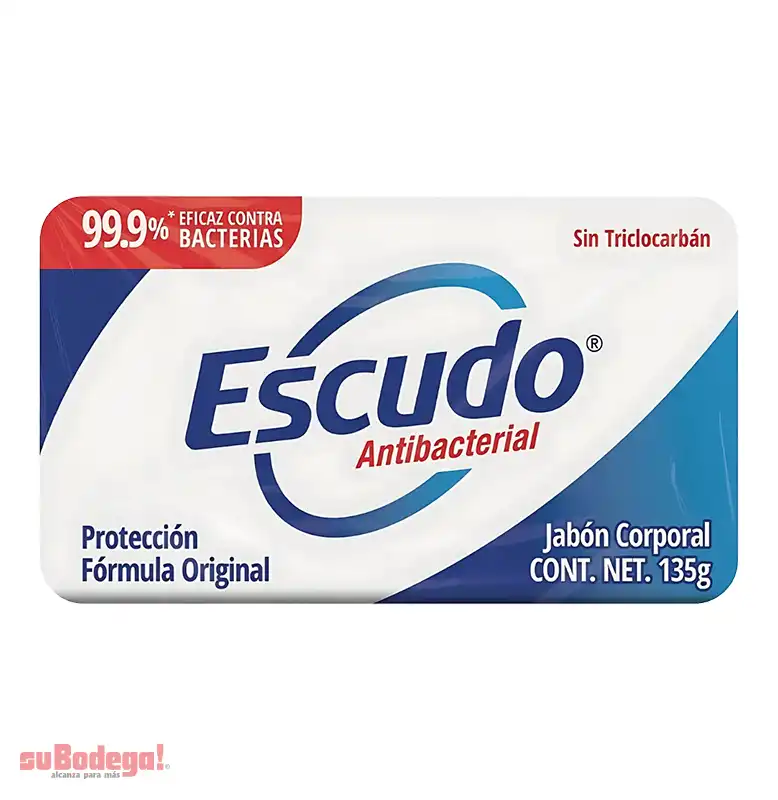 Jabón de Tocador Escudo Azul 135 Gr.