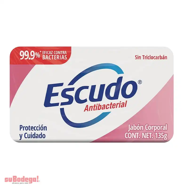Jabon de Tocador Escudo Rosa 135 Gr.