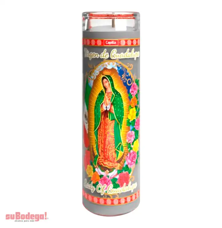 Veladora Capilla Virgen de Guadalupe Pz.