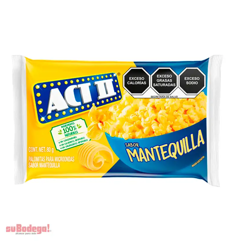 Palomitas ACT II Mantequilla 80 g