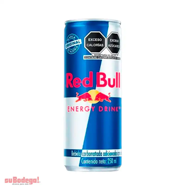 Bebida Energética Red Bull 250 ml.