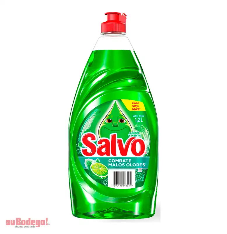 Detergente Salvo Limón Menta 1.2 lt.