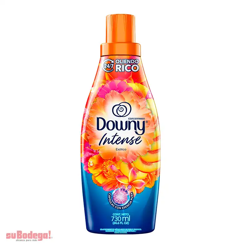 Suavizante Downy Concentrado Exotico 730 ML.