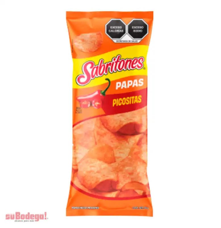 Botanas Sabritas Sabritoenes Papas Picositas 90 GR.