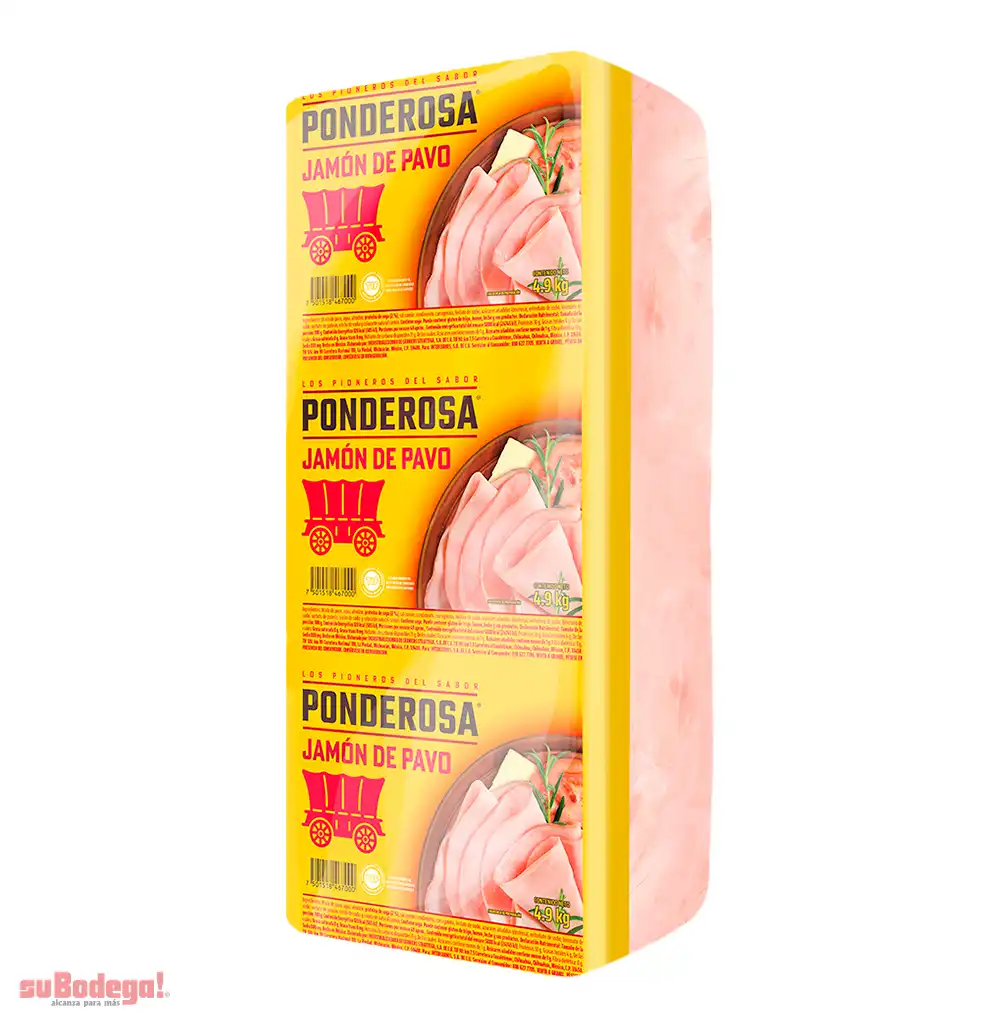 Jamon de pavo Ponderosa 1 kg
